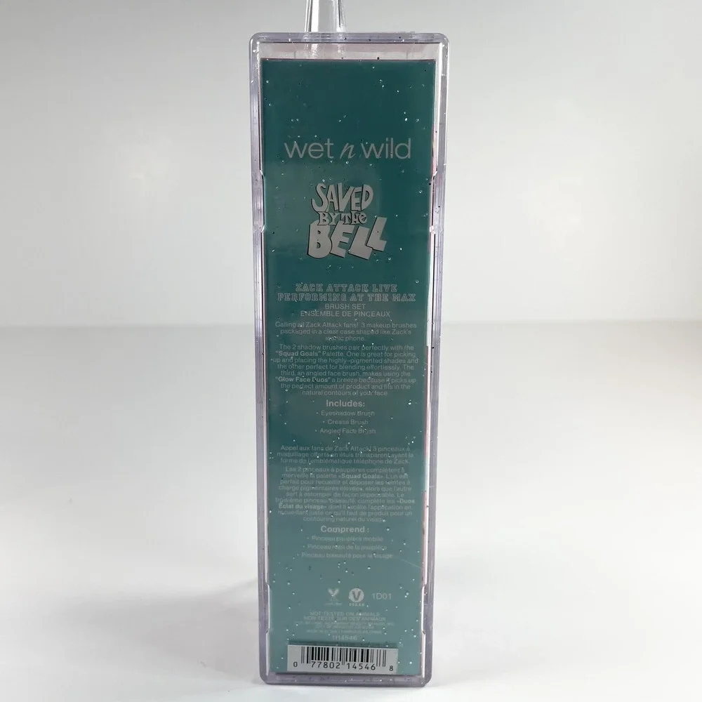 Wet N Wild Brish Set Saved By The Bell Zak Attack Brush Kit New